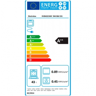 Garinė orkaitė Electrolux KVBAS21WX 3