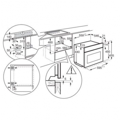 Garinė orkaitė Electrolux KVBAS21WX 4