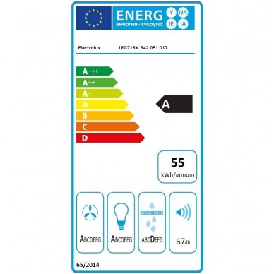 Gartraukiai Electrolux LFG716W 2