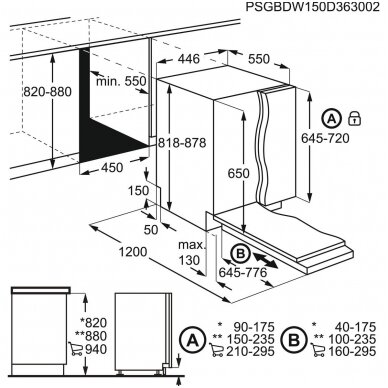 Indaplovės AEG FSE62417P 3