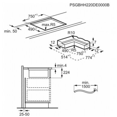 Kaitlentė su integruotu gartraukiu AEG CCE84543CB 4