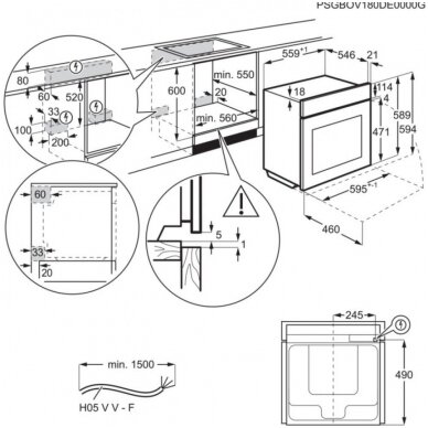 Orkaitė AEG BSE798380T 5