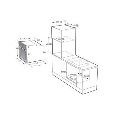 Orkaitė Gorenje BOS6747A01BG 3