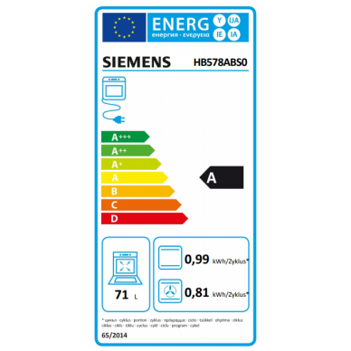 Orkaitė Siemens HB578ABS0 3