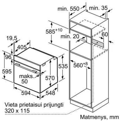 Orkaitė Siemens HB978GMB1 4