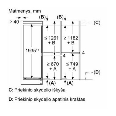 Šaldytuvas Bosch KIN96NSE0 3